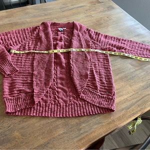 Roxy sweater open front